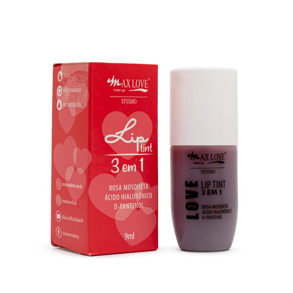 Liptint 3 em 1 -  Rosa mosqueta